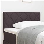 vidaXL Stoffen Hoofdbord Geometrisch Donkerbruin 100 cm Stof