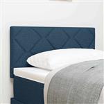 vidaXL Stoffen Hoofdbord Geometrisch met hoofdeinde Blauw 80 cm Stof