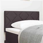 vidaXL Stoffen Hoofdbord Geometrisch Donkerbruin 80 cm Stof