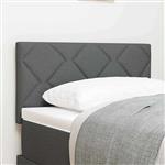 vidaXL Stoffen Hoofdbord Geometrisch Donkergrijs 80 cm Stof