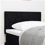 vidaXL Stoffen Hoofdbord Geometrisch met hoofdeinde Zwart 80 cm Stof