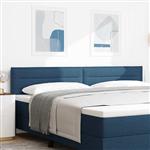 vidaXL Hoofdbord met hoofdeinde Blauw 200 cm Stof