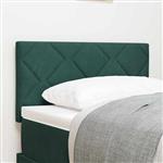 vidaXL Hoofdbord met hoofdeinde Donkergroen 80 cm Fluweel