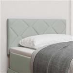 vidaXL Hoofdbord met hoofdeinde Lichtgrijs 80 cm Fluweel