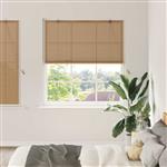 vidaXL Raamrolgordijnen & Shutters Anders Licht Bruin Bamboe