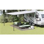 vidaXL Tenttapijt Lichtgrijs 250 x 500 cm Polyetheen