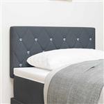 vidaXL Fluwelen Hoofdbord Geruit Donkergrijs 80 cm Fluweel