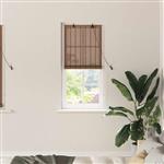 vidaXL Raamblind Geometrisch Bruin 60 x 160 cm Bamboe