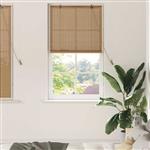 vidaXL Raamrolgordijnen & Shutters Anders Licht Bruin Bamboe