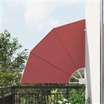 vidaXL Balkon Privacy Scherm Terracotta 115 x 115 cm Stof