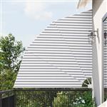 vidaXL Balkon Privacy Scherm Antraciet en wit 210 x 210 cm Stof