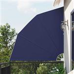 vidaXL Balkon Privacy Scherm Marineblauw 210 x 210 cm Stof