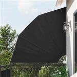 vidaXL Balkon Privacy Scherm Antraciet 210 x 210 cm Stof