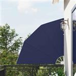 vidaXL Balkon Privacy Scherm Marineblauw 140 x 140 cm Stof