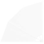 vidaXL Balkon Privacy Scherm Wit 160 x 160 cm Stof