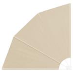 vidaXL Balkon Privacy Scherm Beige 160 x 160 cm Stof