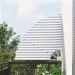 vidaXL Balkon Privacy Scherm Antraciet en wit 115 x 115 cm Stof