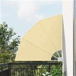 vidaXL Balkon Privacy Scherm Zand 115 x 115 cm Stof