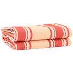 vidaXL Vervangingsdoek voor zonnescherm geel en oranje 10 x 1.6 m Stof