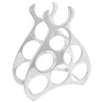 vidaXL Wijnrek Zilver 38 x 33 x 13 cm Aluminium