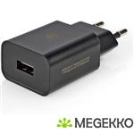 Nedis Wandlader 2,4 A 1 uitgang USB-A zwart