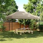 vidaXL Partytent inklapbaar pop-up 440x292x315 cm taupe