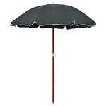 vidaXL Parasol met stalen paal 180 cm antracietkleurig