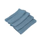 Blauwe Servetten Katoen 40cm 4st