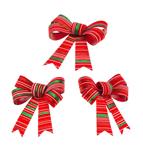 3 fluwelen strikken 10 cm x 12,7 cm