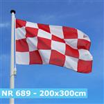 NR 689: Vlag Noord-Brabant 200x300cm standaard