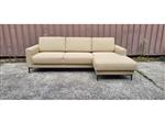 Brecia chaise longue geel/beige