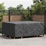 vidaXL Hoes voor tuinmeubelen Zwart 250 x 210 x 90 cm 600D