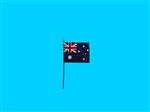 Tafelvlag Australië + kunststof houder