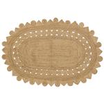 vidaXL Tapijt Bruin 205 x 305 cm Jute