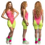 Neon 80S Kostuum Dames 3 delig