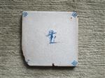 Antieke Delfts Blauwe Tegel