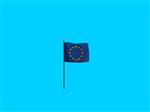 Tafelvlag Europa + kunststof houder