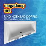 Hoekbad Riho Doppio 180X130X47 Cm Rechts/Links