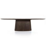 Eettafel Aron ovaal 300x110 - bruin