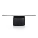 Eettafel Aron ovaal 250x110 - zwart