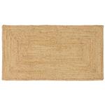 vidaXL Gebied Tapijt Beige 80 x 200 cm Jute