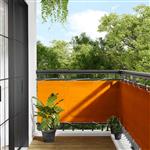 vidaXL Balkonscherm Oranje 75x700 cm 100% Polyester Oxford