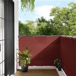 vidaXL Balkonscherm Terracotta 120x1000 cm 100% Polyester Oxford