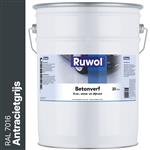 Ruwol Betonverf Antracietgrijs (RAL 7016) 20 liter