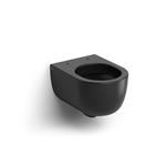 Clou Hammock Wandtoilet Versie 49 Incl Zitting Deksel En Soft Closing Quick Release Systeem Zwart Ma