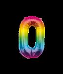 Folie Balloon 86cm 0 Regenboog