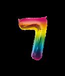 Folie Balloon 86cm 7 Regenboog