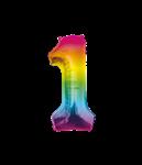 Folie Balloon 86cm 1 Regenboog