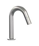 Brauer Stripe opbouw fonteinkraan met gebogen uitloop RVS-kleurig geborsteld PVD