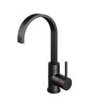 Brauer Stripe hoge opbouw wastafelmengkraan met draaibare platte uitloop model A mat zwart